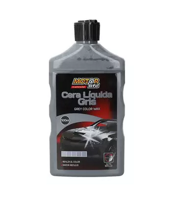 Cera para Auto MOTORLIFE Líquida Color Gris 500ml